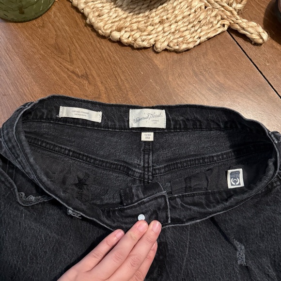 High Waisted 90s Jeans black, Size 10 - Picture 5 of 7